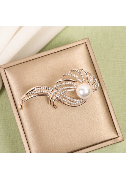 Yeni Moda Broş Zarif Işık Lüks Kişilik Dekoratif Broş Retro Moda Broş Sınıf Mücevher (Yurt Dışından)