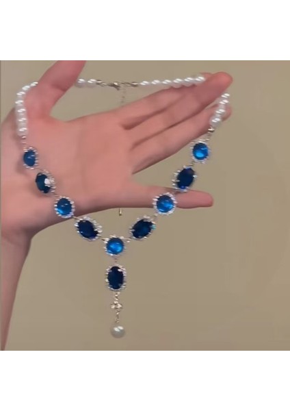 Yeni Bilezik Broş Küpe Gümüş Iğne Yağ Damlası Çiçekler Geometrik Küpe Fransız Retro Moda Mizaç Takı Broş Bilezik (Yurt Dışından)