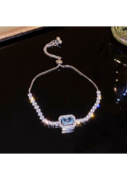 Yeni Zirkonya Çekilebilir Bilezik Hafif Lüks Kıdemli Mizaç Duygusu Bilezik Mücevherat Sınıfı Broş Takı (Yurt Dışından)