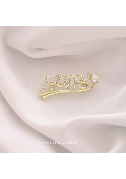 Yeni Broş Hafif Lüks Basit Mizaç Sabit Giysi Pin Takım Elbise Kolye Bilezik Şapkalar Sınıf Giyim Aksesuarları (Yurt Dışından)