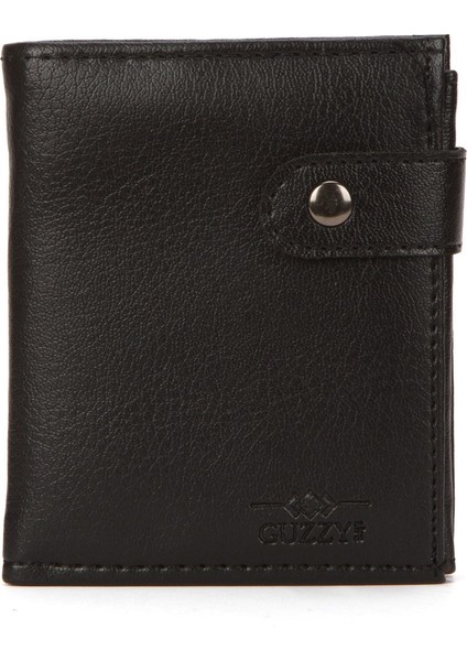 Erkek Deri Bozuk Para Hazneli Kartlık Cüzdan (10X12CM) NEW179 – Siyah indirimleri