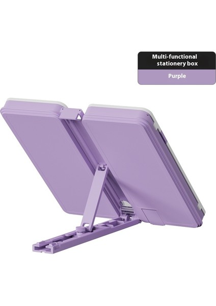 Kalem Kutusu Okuma Standı Çift Kullanımlı Çok Fonksiyonlu Kalem Kutusu Ilkokul Öğrencileri Kırtasiye Kutusu (Yurt Dışından)
