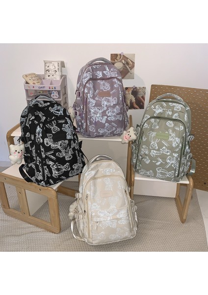 Lise Öğrencisi Sırt Çantası Büyük Kapasiteli Okul Çantası (Yurt Dışından) indirimleri