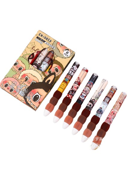 Öğrenci St Hızlı Kuru Jel Kalem Çizgi Film Kalem (Yurt Dışından)