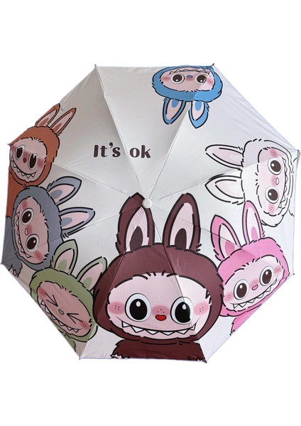 Güneşli Yağmur Gölgeleme Çift Kullanımlı Katlanır Güneş Şemsiyesi (Yurt Dışından)