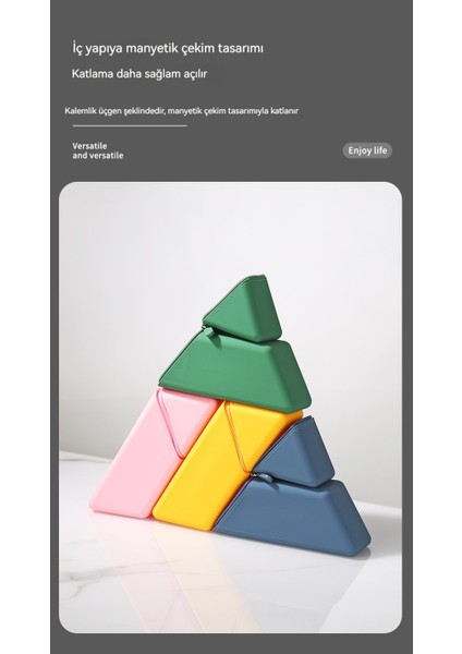 Dikey Teleskopik Silikon Kalem Tutucu Kırtasiye Çantası (Yurt Dışından) fırsatları