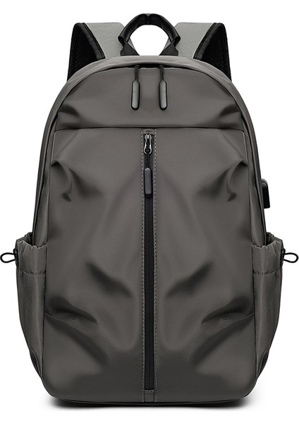 Günlük Sırt Çantası, USB Şarj Portu Sırt Çantası, Öğrenci Sırt Çantası, Şık Basit ve Hafif Bilgisayar Sırt Çantası, Açık Sırt Çantası (Yurt Dışından)