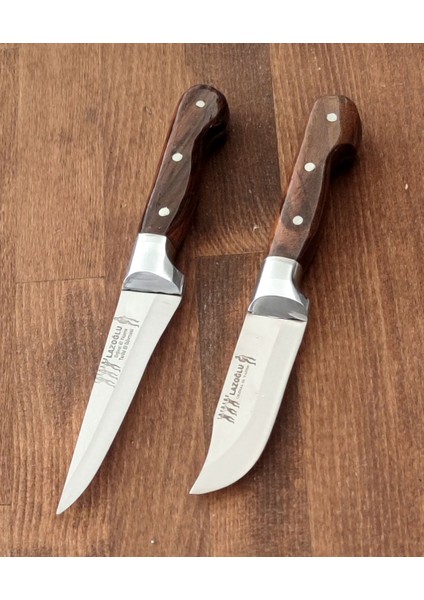 Lazoğlu Sürmene 2'li Bıçak Seti Yüzme Sıyırma Lazoğlu HGYS451 modelleri