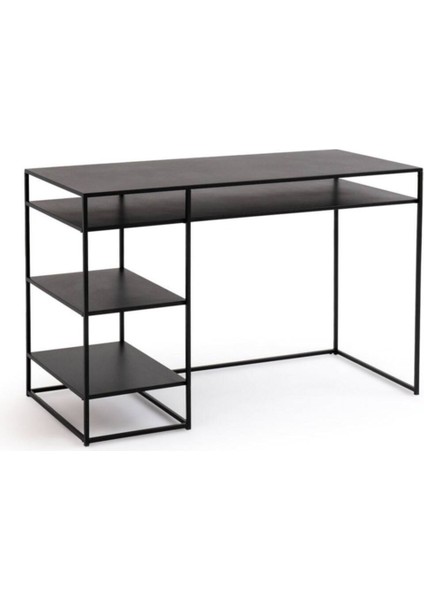 Milai Siyah Metal Çalışma Masası modelleri