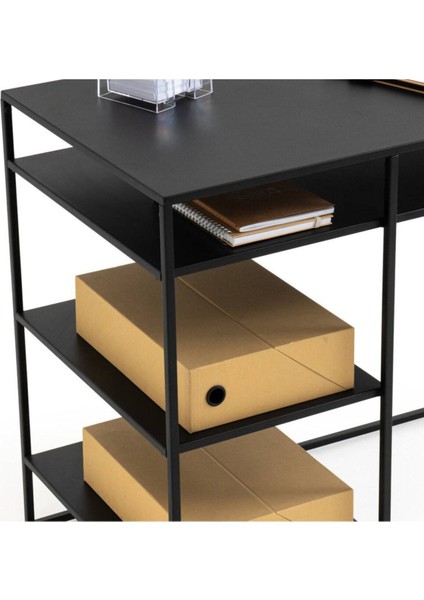 Milai Siyah Metal Çalışma Masası fırsatları