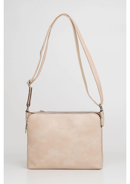 Bej Kadın Omuz Çantası IM332-7