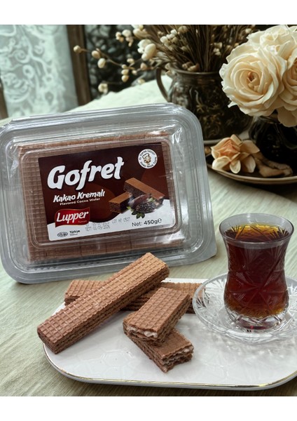 Kakao Kremalı Gofret 450 gr (Glikossuz) modelleri