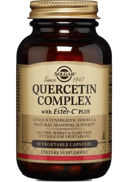 Asfstore Solgar Quercetin Complex With Ester-C Plus 50 Tablet