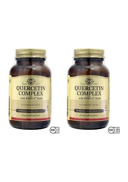 Asfstore Solgar Quercetin Complex With Ester-C Plus 50 Tablet 2 Adet