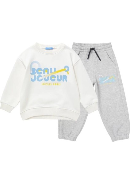 Sloganlı Gri Tenis Takım fiyatları