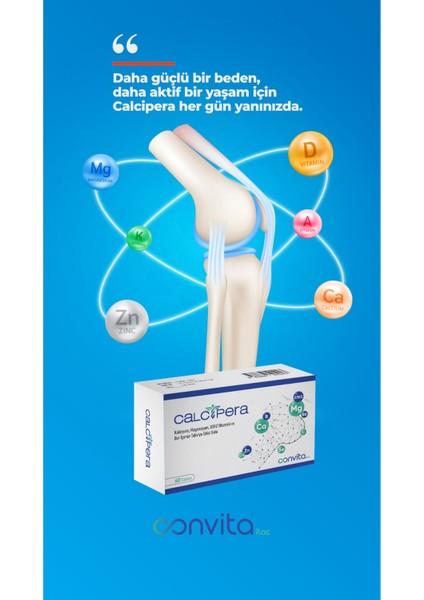 Asfstore Calcipera Kalsiyum Magnezyum D3K2 ve Bor Içeren 60 Tablet fiyatları