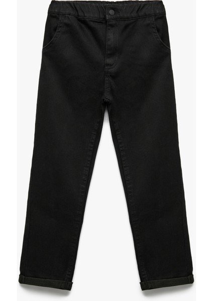 Pamuklu Relax Fit Denim Pantolon