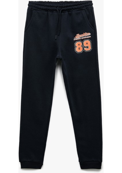 Baskılı Detaylı Cepli Jogger Eşofman Altı