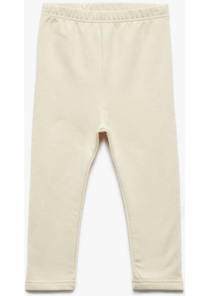 Pamuklu Beli Lastikli Şardonlu Basic Eşofman Altı