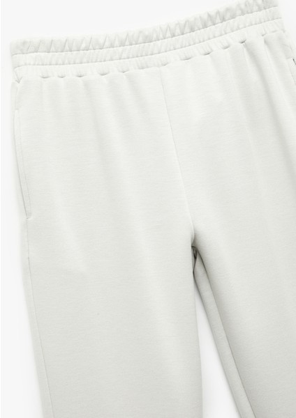 Pamuklu Beli Lastikli Basic Jogger Eşofman Altı modelleri