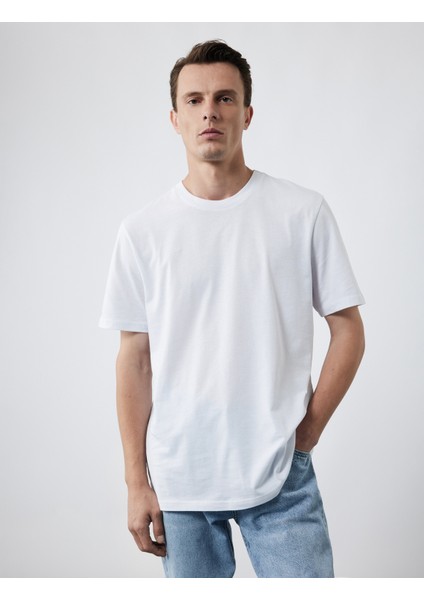 Regular Fit Kısa Kollu Bisiklet Yaka Pamuklu 3'lü Basic Tişört Seti fiyatları