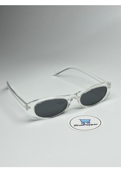 Retro Şeffaf Güneş Gözlüğü - Siyah Cam Renkli modelleri