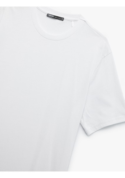 Regular Fit Kısa Kollu Bisiklet Yaka Pamuklu 3'lü Basic Tişört Seti