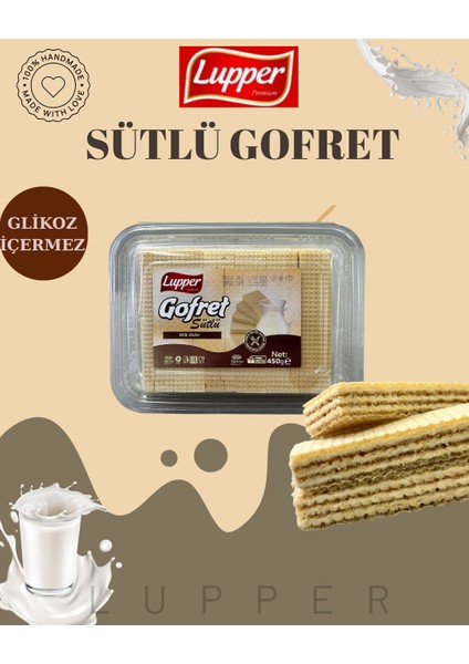Sütlü Gofret 450 gr (Glikossuz) modelleri