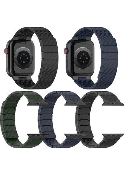 Watch 45MM Carbon Steel Kordon - Lacivert modelleri