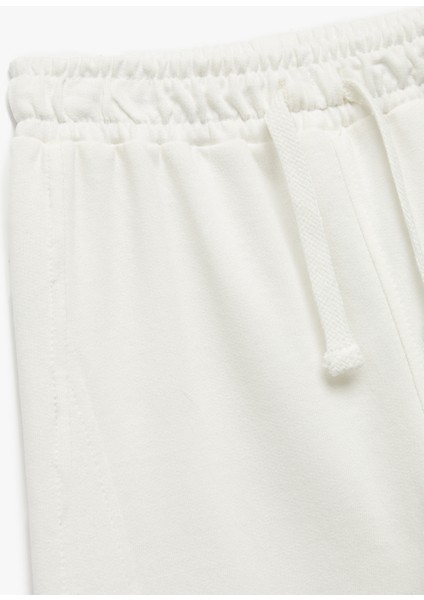 Şardonlu Beli Bağlamalı Pamuklu Basic Eşofman Altı modelleri