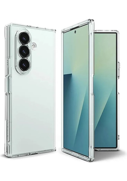 Samsung Galaxy Z Fold 7 ile Uyumlu 2 Parçalı Şeffaf Kılıf Sararmaz fiyatları