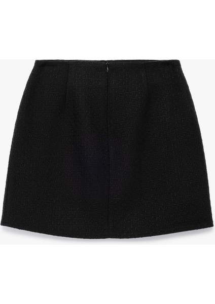 Slim Fit A Kesim Tüvit Mini Etek fiyatları