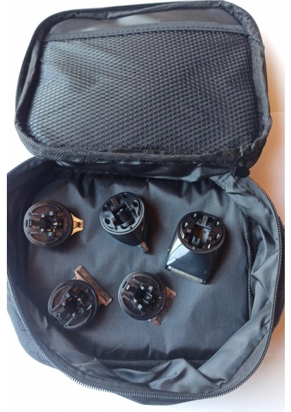 Speed Force Pro Folyo Traş Başlığı + Burun Kılı Aparatı + Detay Başlığı + Saç Kesme Başlığı + Sakal Kesme Başlığı + Çanta