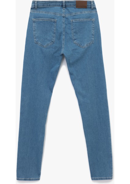Normal Bel Pamuklu Skinny Fit Jean Pantolon - Michael Jean fiyatları