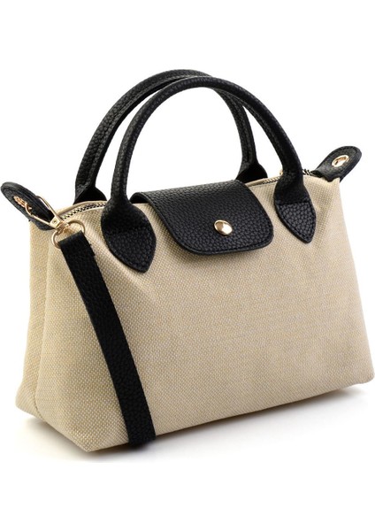 Bej Siyah Kadın Omuz Çantası C06571010118 fiyatları