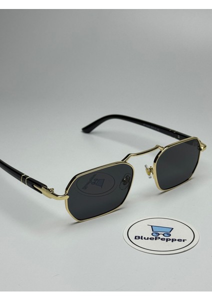 Eşref Tek Model Güneş Gözlüğü Siyah Sap - Siyah Cam - UV400 Korumalı - 55 Ekartman modelleri