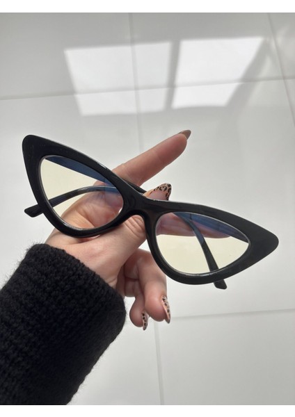 Hallowe Black Mavi Işık Filtreli Ekran Gözlüğü Optik Uyumlu Camları Değişebilir