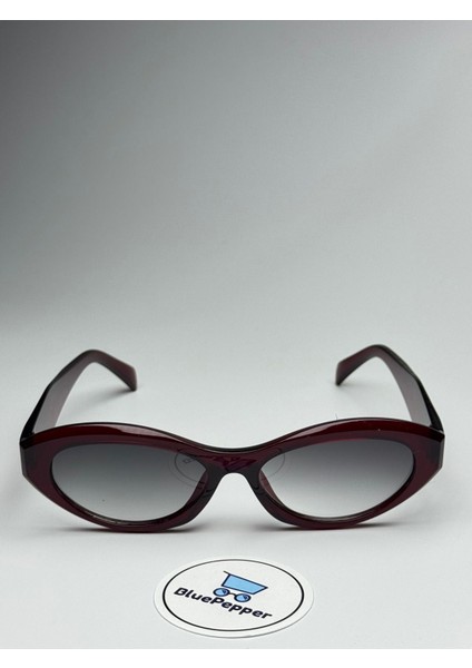 Pradix V4 Bordo Güneş Gözlüğü Siyah Cam Renkli Cateye Çerçeve 54 Ekartman fiyatları