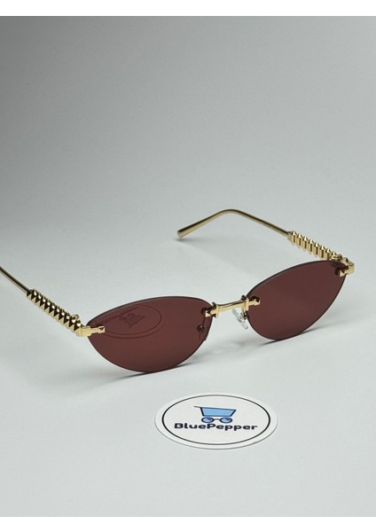 Cartyy V4 Bordo Güneş Gözlüğü Cateye Çerçeve 60-18-143 Ekartman fiyatları