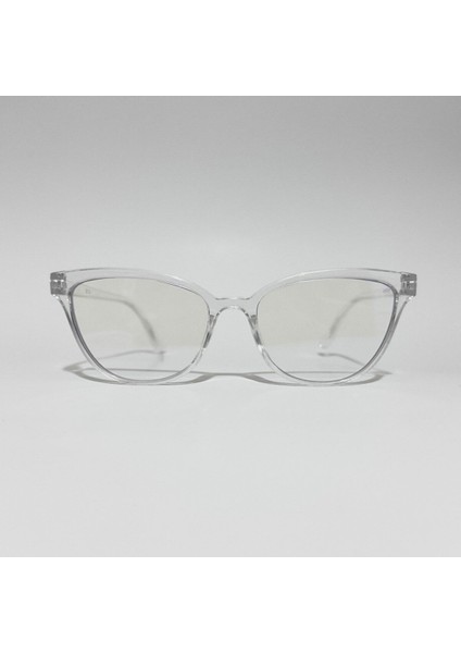 Talya Cateye Şeffaf Mavi Işık Filtreli Ekran Gözlüğü Optik Uyumlu Camları Değişebilir