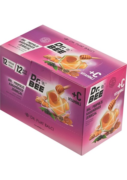 Dr.bee Bal, Propolis,karamürver, Zerdeçal Drops Pastil Kutu