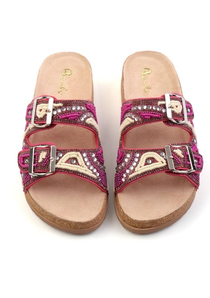 Fuşya Kadın Terlik K04678080887 fiyatları