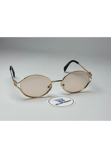 Mıux V4 Pembe Güneş Gözlüğü Oval Çerçeve Pembe Cam Renkli 55 Ekartman modelleri