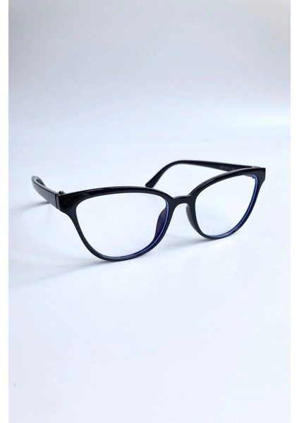 Cateye Mavi Işık Korumalı Siyah Ekran Gözlüğü Kadın Optik Uyumlu Camları Değişebilir fırsatları