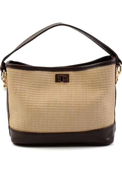 Bej Kahve Kadın El Çantası C06569000128