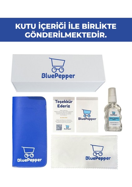 Shiva Mavi Işık Korumalı Siyah Bilgisayar Ekran Gözlüğü Camları Değişebilir Kadın