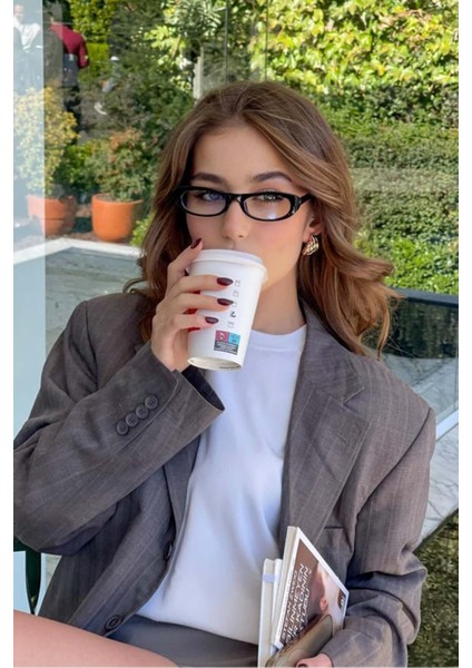 Cat Eye Retro Mavi Işık Korumalı Blue Block Ekran Gözlüğü Optik Uyumlu Camları Değişebilir fiyatları