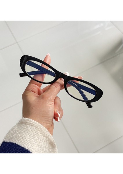 Cat Eye Retro Mavi Işık Korumalı Blue Block Ekran Gözlüğü Optik Uyumlu Camları Değişebilir indirimleri