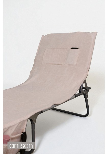 %100 Pamuk Şezlong Havlusu Pudra 60x180 cm - Hızlı Kuruyan Plaj ve Havuz Havlusu fiyatları