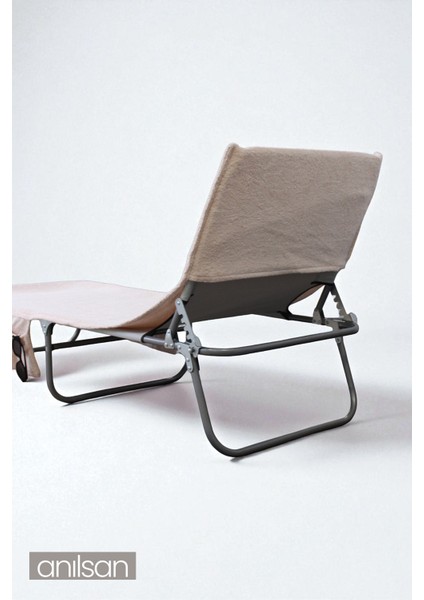 %100 Pamuk Şezlong Havlusu Pudra 60x180 cm - Hızlı Kuruyan Plaj ve Havuz Havlusu fırsatları